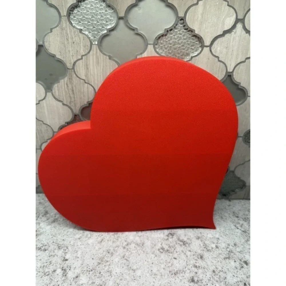 Trinket Shelf Tray‎ Heart Shaped Display Red Valentines Day Miniatures Minis 11